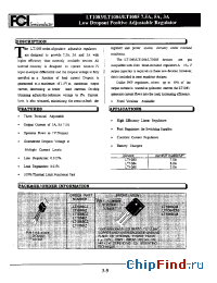 Datasheet LT1083/LT1084/LT1085 manufacturer FCI