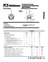 Datasheet PFR5028 manufacturer FCI