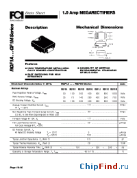 Datasheet RGF1D manufacturer FCI