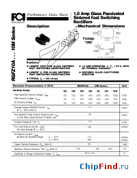 Datasheet RGFZ10A manufacturer FCI