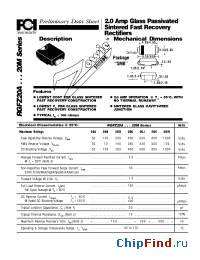 Datasheet RGFZ20D manufacturer FCI