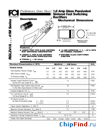 Datasheet RGLZ41B manufacturer FCI