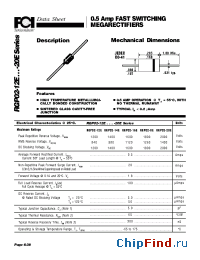 Datasheet RGP02-12E...20E manufacturer FCI