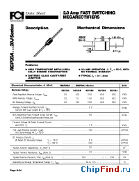 Datasheet RGP20B manufacturer FCI