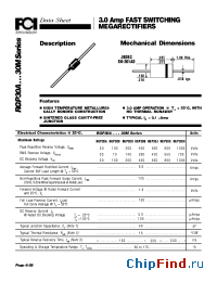 Datasheet RGP30A manufacturer FCI