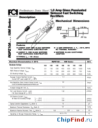 Datasheet RGPZ10A manufacturer FCI