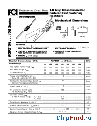 Datasheet RGPZ10A-M manufacturer FCI