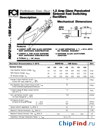 Datasheet RGPZ15A-M manufacturer FCI