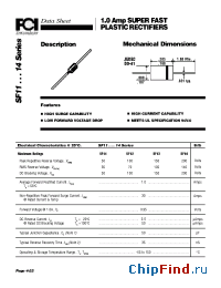 Datasheet SF11 manufacturer FCI