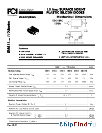 Datasheet SMA11 manufacturer FCI