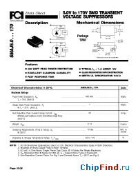 Datasheet SMAJ100 manufacturer FCI