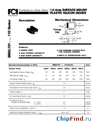 Datasheet SMAL101 manufacturer FCI