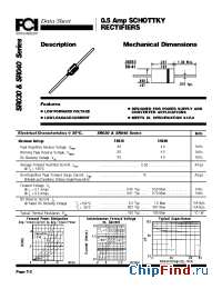 Datasheet SR030SR040 manufacturer FCI