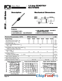 Datasheet SR120 manufacturer FCI