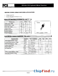 Datasheet TIP110A manufacturer FCI