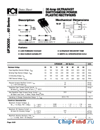 Datasheet UF30C15 manufacturer FCI
