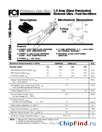 Datasheet UGFZ15B manufacturer FCI