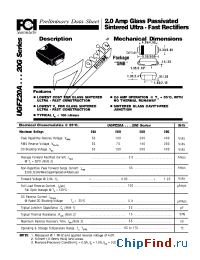 Datasheet UGFZ20G manufacturer FCI