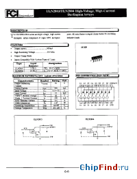 Datasheet ULN2803/ULN2804 manufacturer FCI