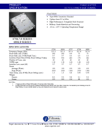 Datasheet 6708 manufacturer Filtronic