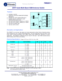 Datasheet FMS2011-000-GP manufacturer Filtronic