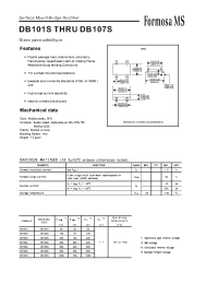 Datasheet DB101S manufacturer Formosa
