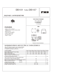 Datasheet DB102 manufacturer Formosa