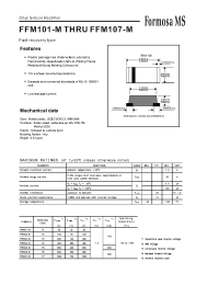 Datasheet FFM101-M manufacturer Formosa