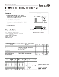 Datasheet FFM101-MH manufacturer Formosa