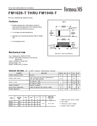Datasheet FM1030-T manufacturer Formosa