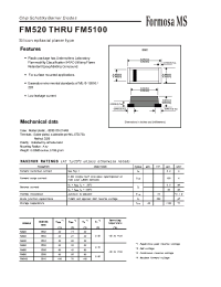 Datasheet FM520 manufacturer Formosa