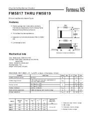 Datasheet FM5818 manufacturer Formosa