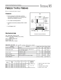 Datasheet FM820 manufacturer Formosa