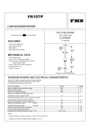 Datasheet FR107P manufacturer Formosa