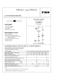 Datasheet FR152 manufacturer Formosa