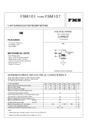 Datasheet FSM103 manufacturer Formosa