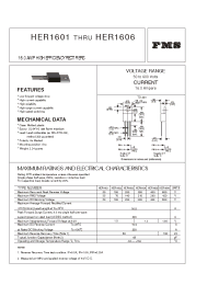 Datasheet HER1602 производства Formosa
