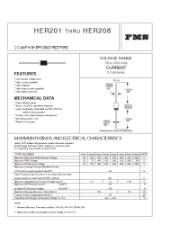 Datasheet HER207 производства Formosa