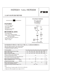 Datasheet HER301 manufacturer Formosa