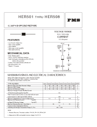 Datasheet HER508 производства Formosa