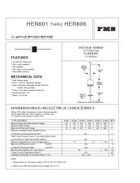 Datasheet HER601 manufacturer Formosa