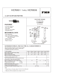 Datasheet HER804 производства Formosa
