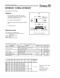 Datasheet HFM301 manufacturer Formosa