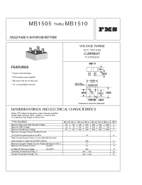 Datasheet MB151 manufacturer Formosa