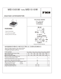 Datasheet MB1510W manufacturer Formosa