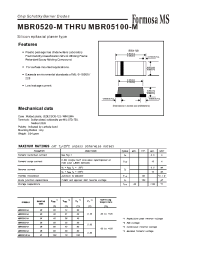 Datasheet MBR0550-M manufacturer Formosa