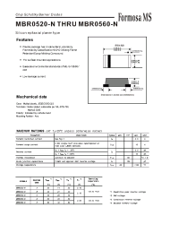 Datasheet MBR0550-N manufacturer Formosa