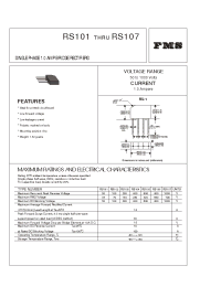Datasheet RS101 manufacturer Formosa