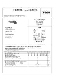 Datasheet RS401L manufacturer Formosa