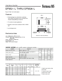 Datasheet SFM21-L manufacturer Formosa